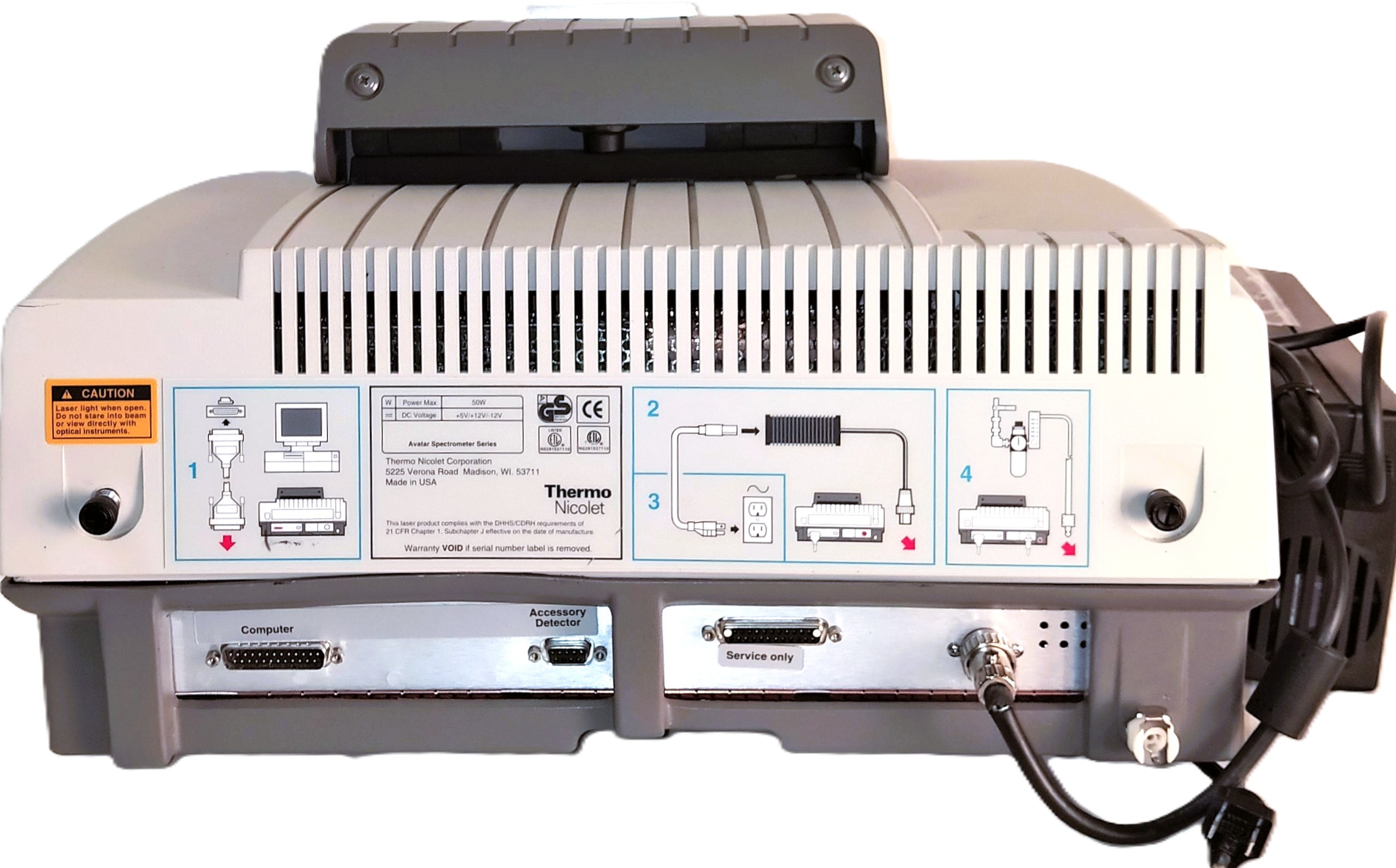 Used Thermo Nicolet Avatar 360 ESP FT-IR Spectrophotometer with Carrying Case