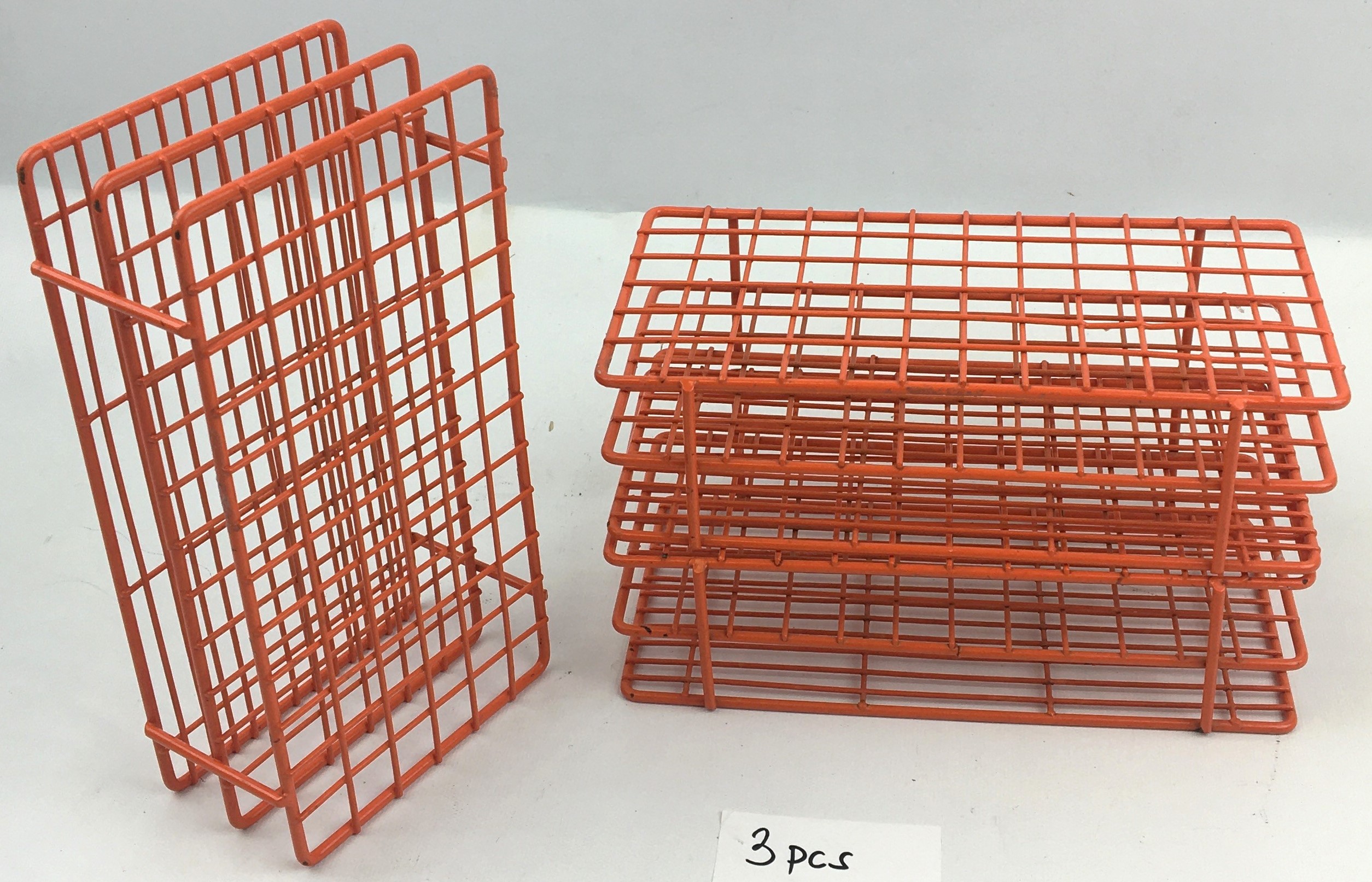 Used Epoxy-Coated Wire Rack for Test Tubes or Centrifuge Tubes
