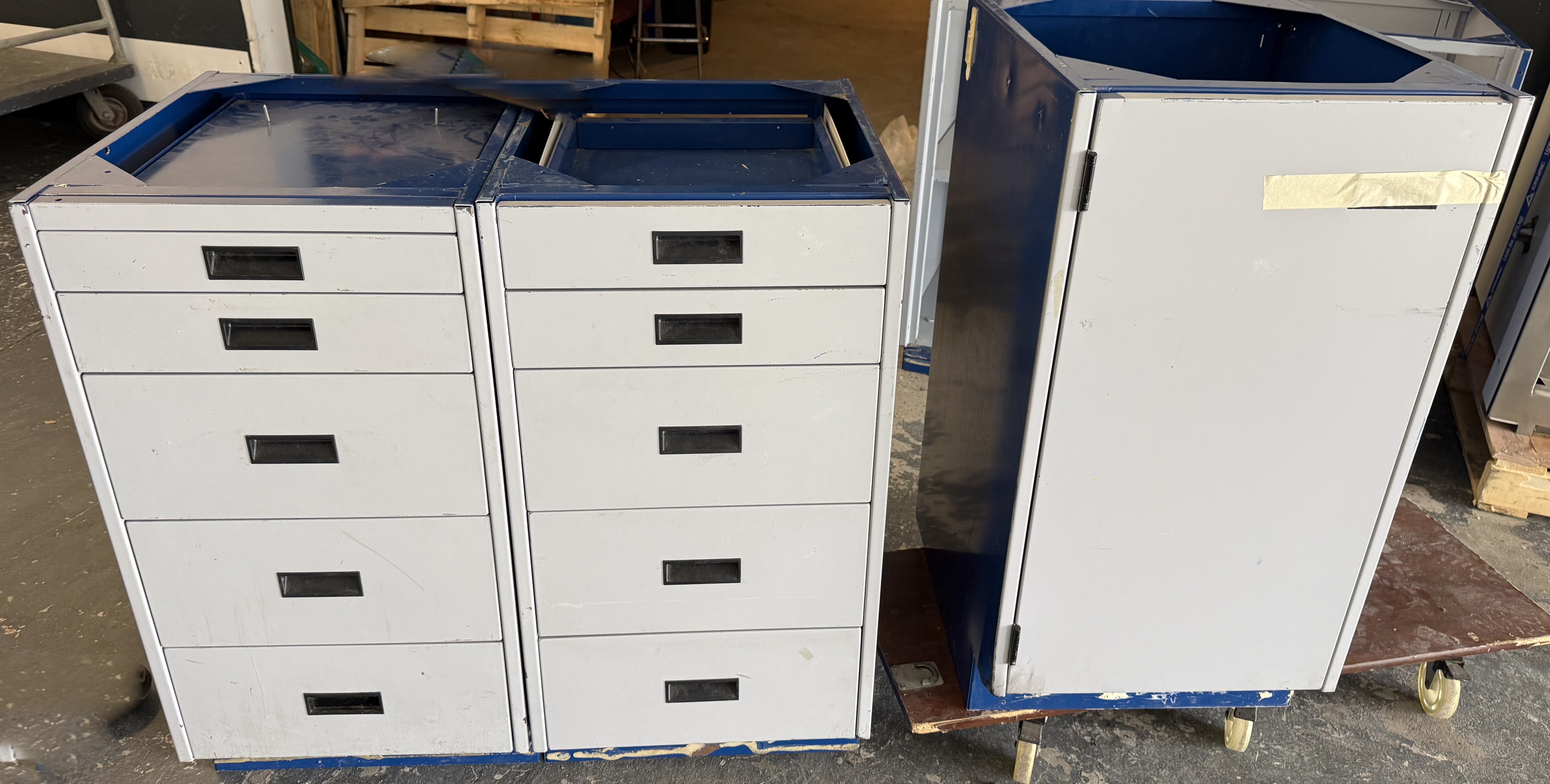 Used Metal Laboratory Cabinetry (Priced/Linear Ft)
