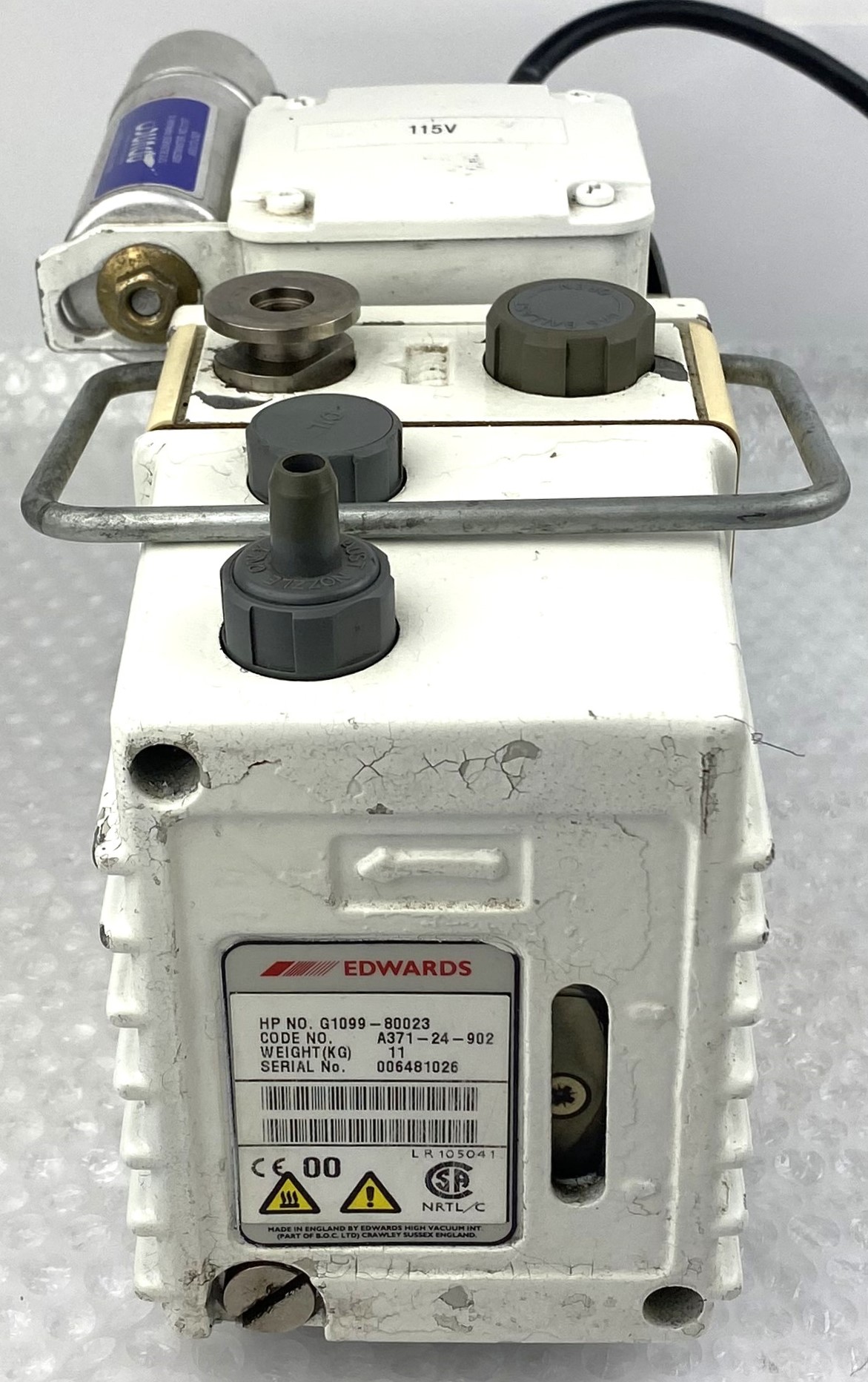 Used Edwards E2M1.5 (Agilent G1099-80023) Rotary Vacuum Pump (1.2cfm)
