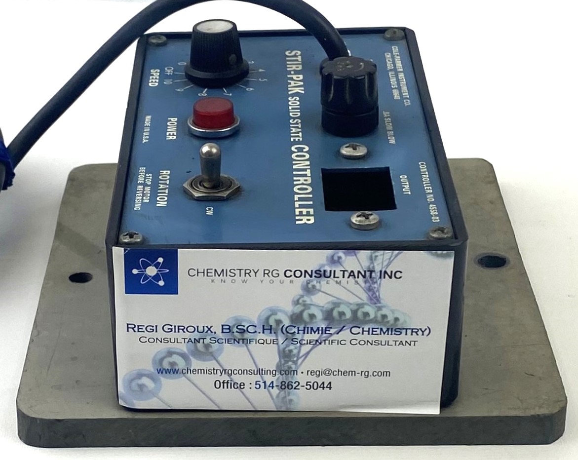 Used Cole-Parmer Stir-Pak 4558-03 Solid State Speed Control