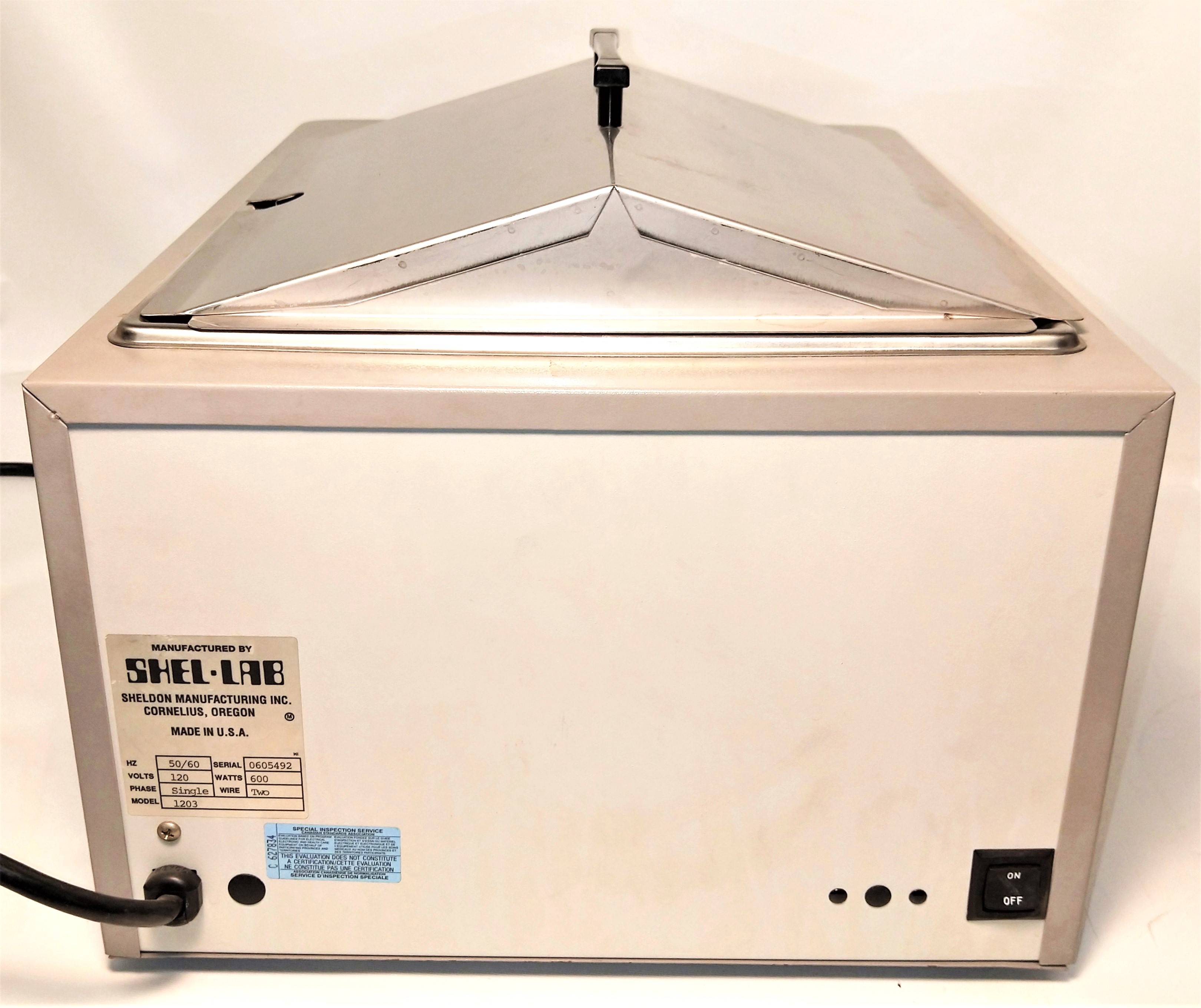 Used Shel-Lab 1203 Water Bath (14L)