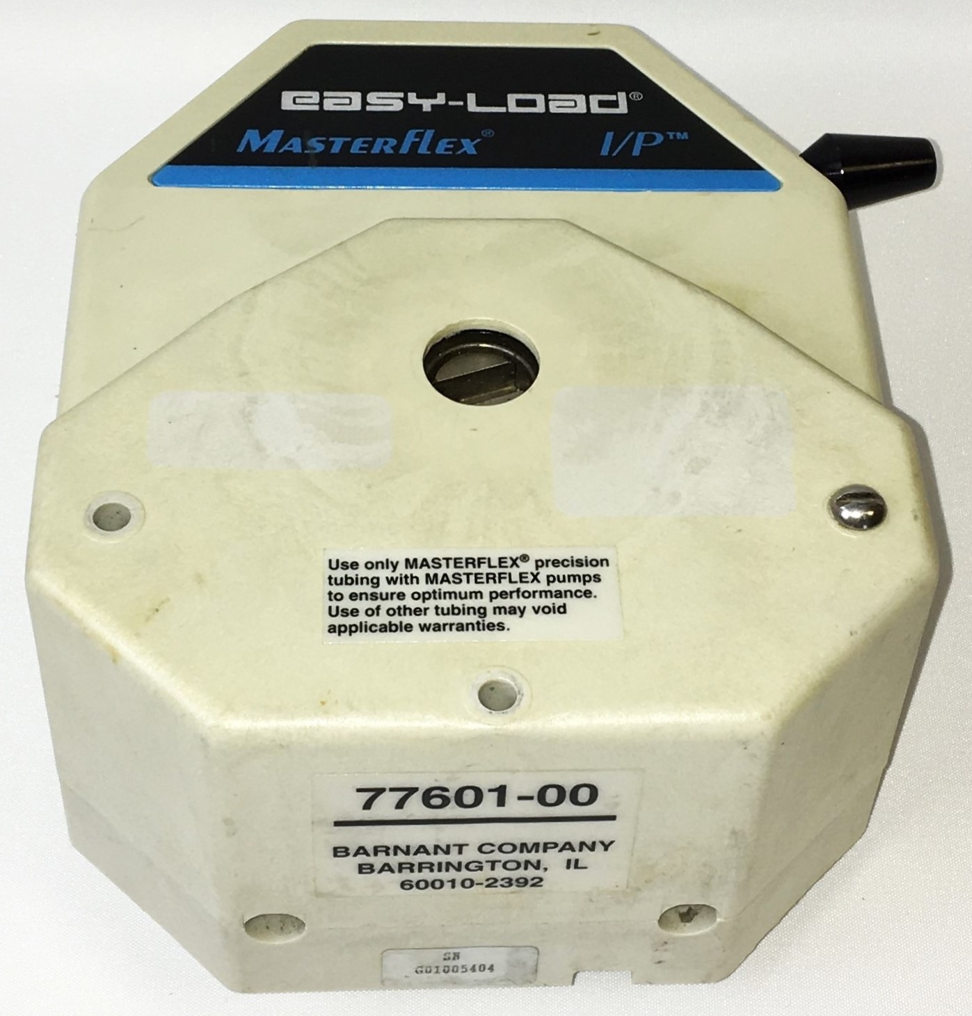 Used Cole-Parmer Masterflex Easy-Load I/P 77601-00 Pump Head