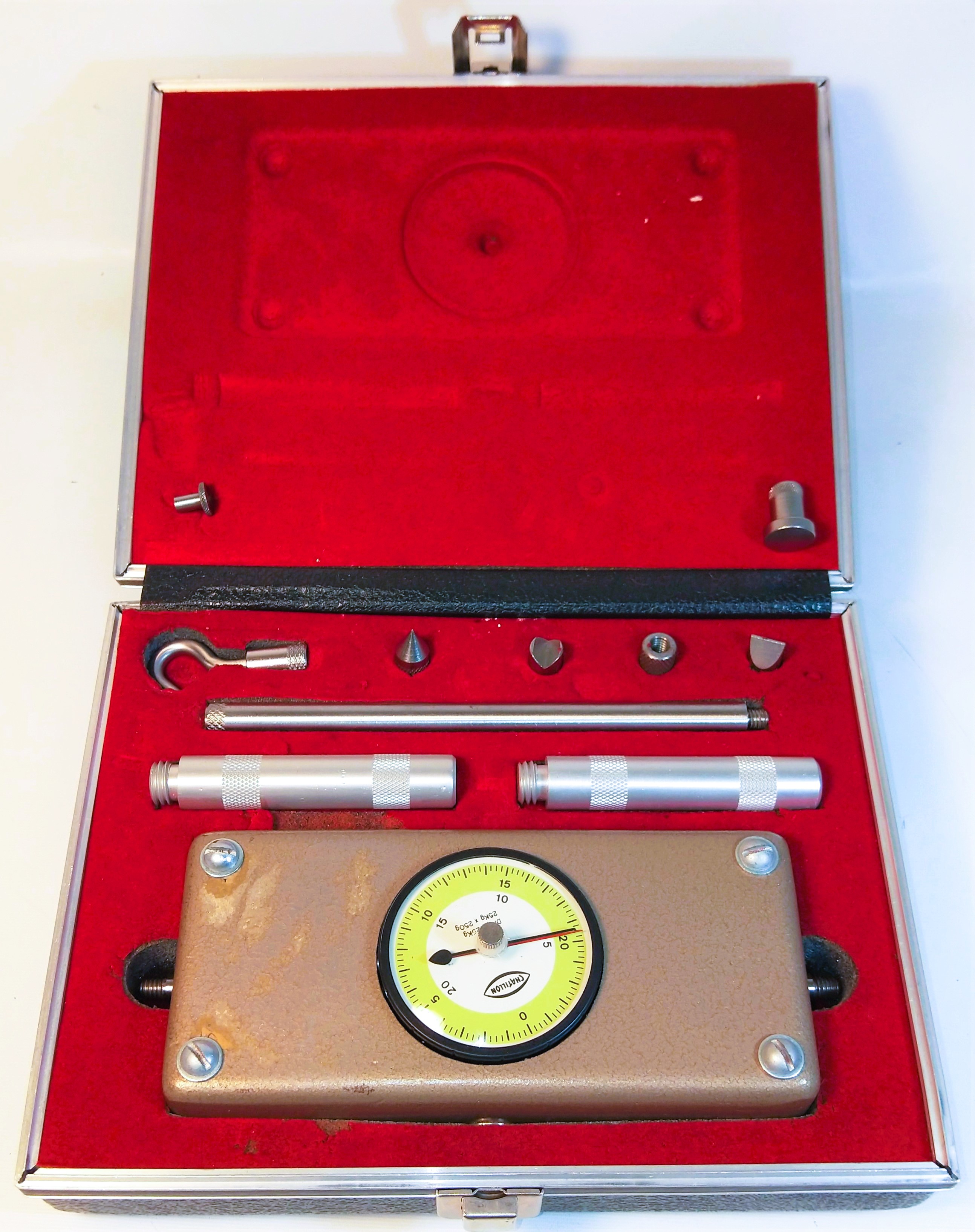 Used Chatillon DPPH-25 Push-Pull Force Gauge (25kg x 250g)