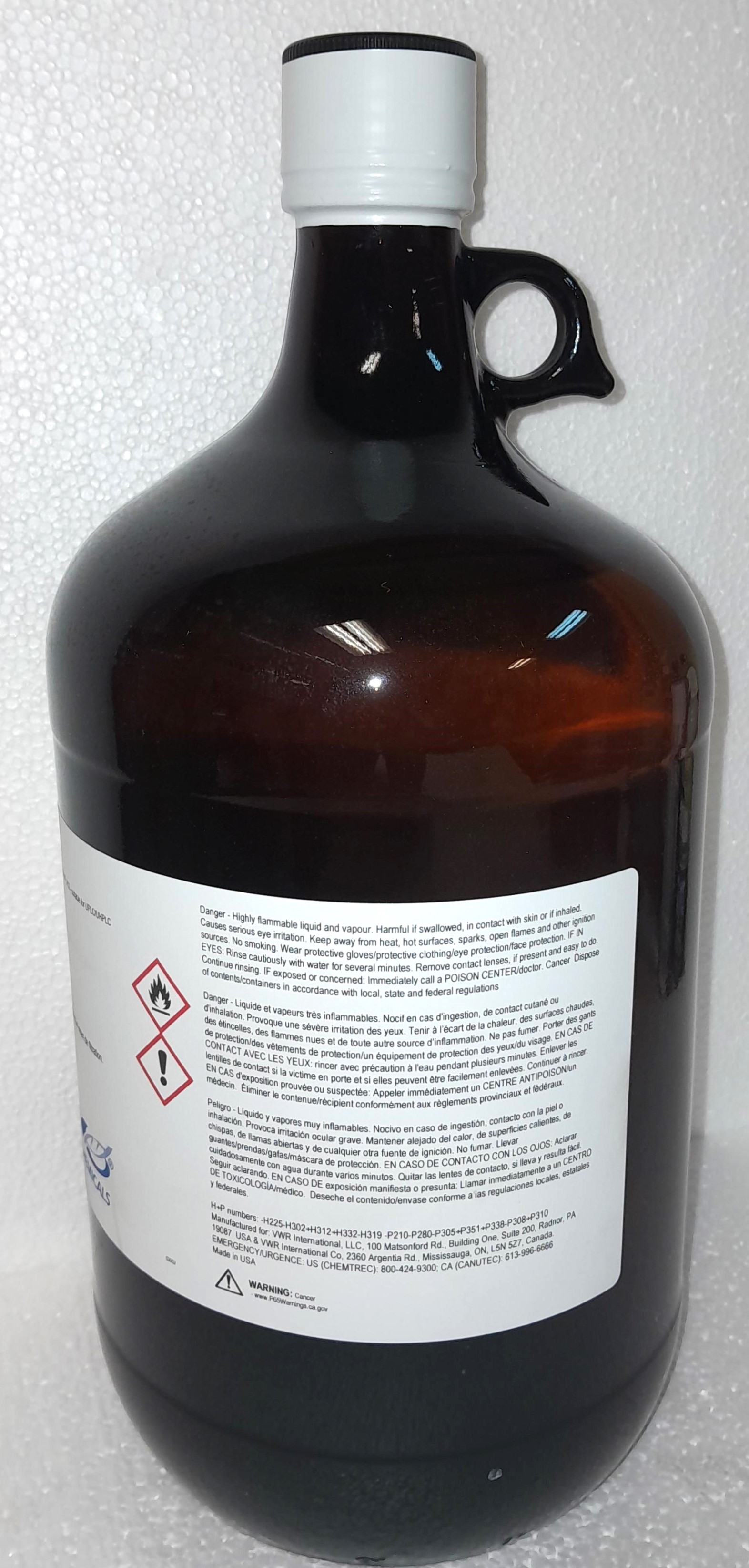 New VWR BDH83639.400 Acetonitrile HiSolv - ≥99.5% ACS (4L)