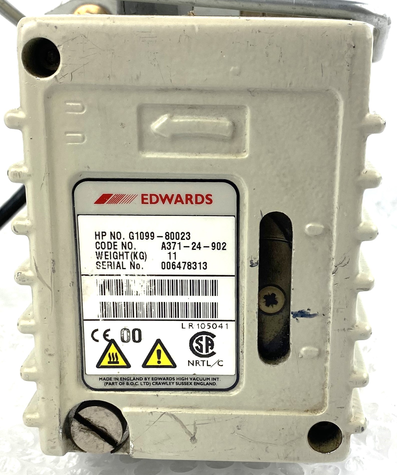 Used Edwards E2M1.5 (Agilent G1099-80023) Rotary Vacuum Pump (1.2cfm)