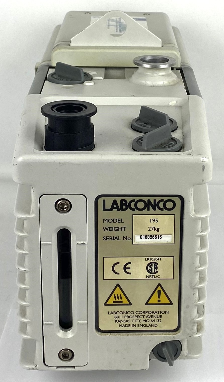Used Labconco 195 Rotary Vacuum Pump (6.89cfm)