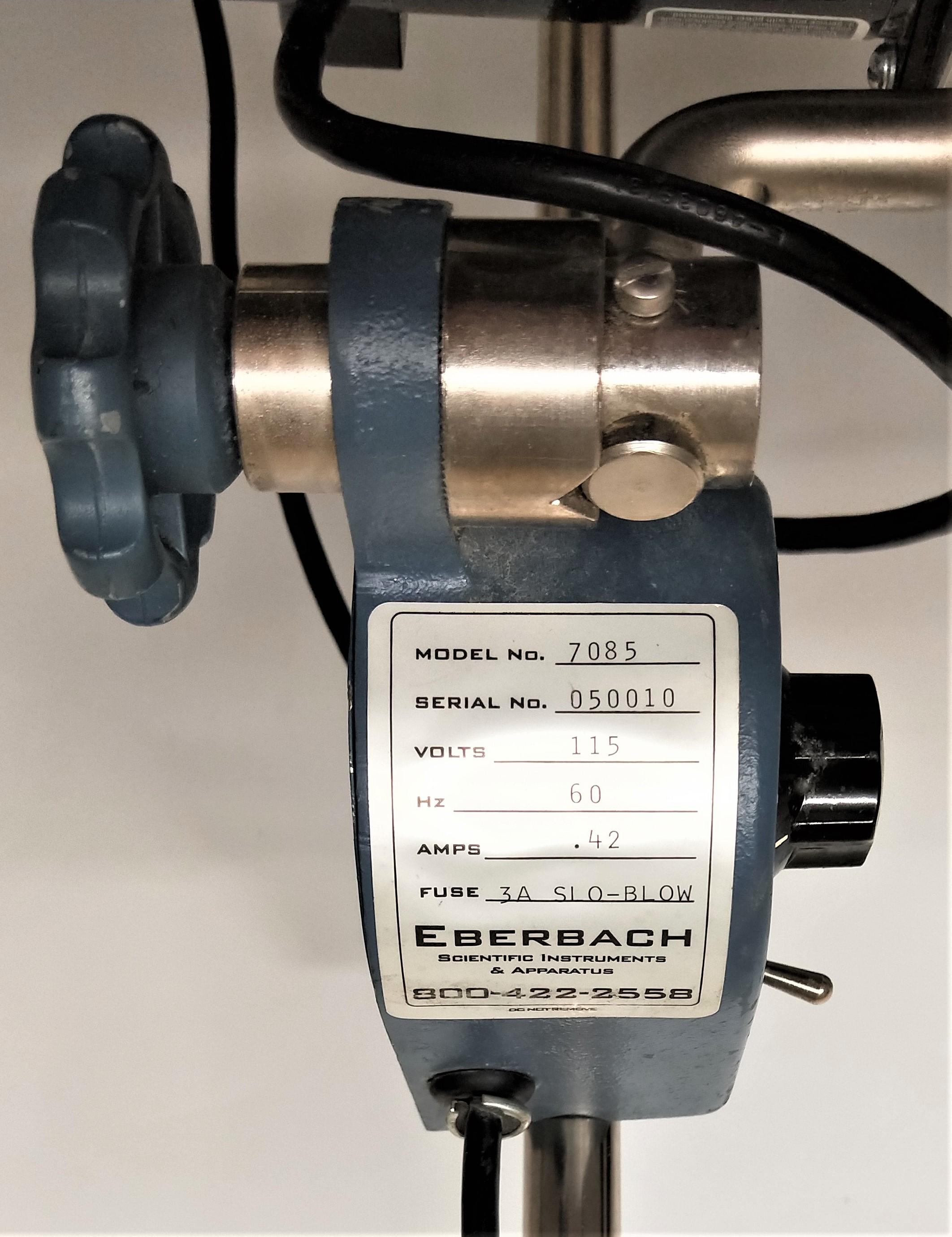 Used Eberbach 7085 Power Stir Overhead Stirrer