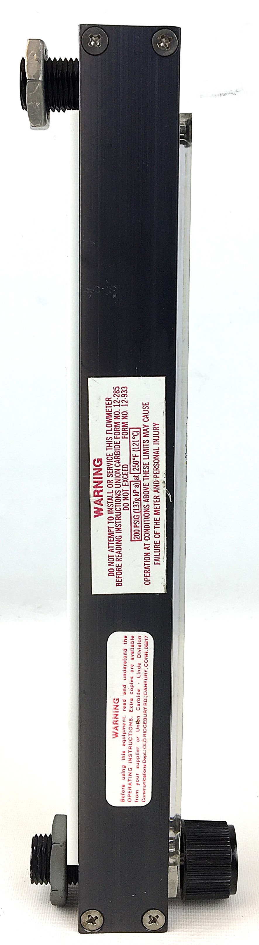 New Open Box Cole-Parmer (and Equivalent) Variable Area Flow Meter (0-150mm)