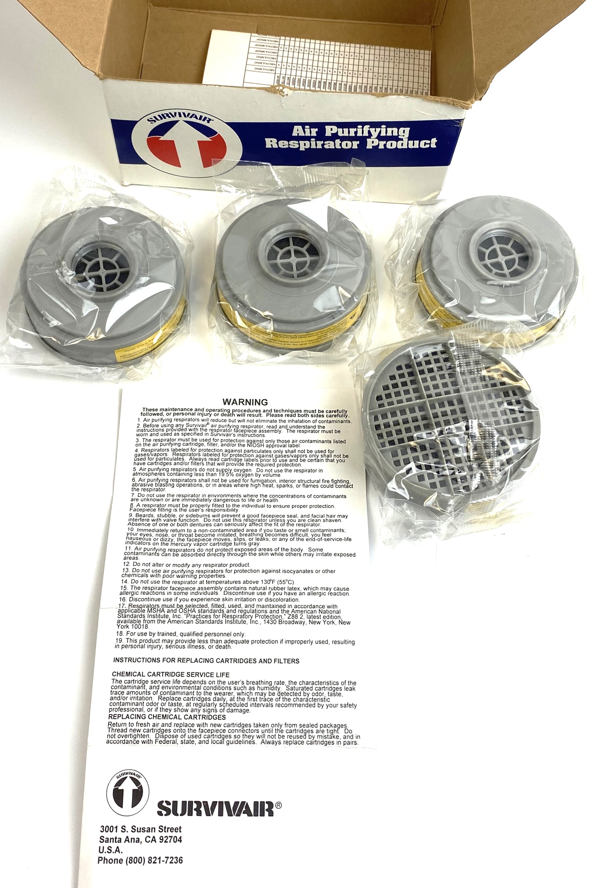 Used Survivair Panther 964800 NFPA Breathing Apparatus with Tank and Case