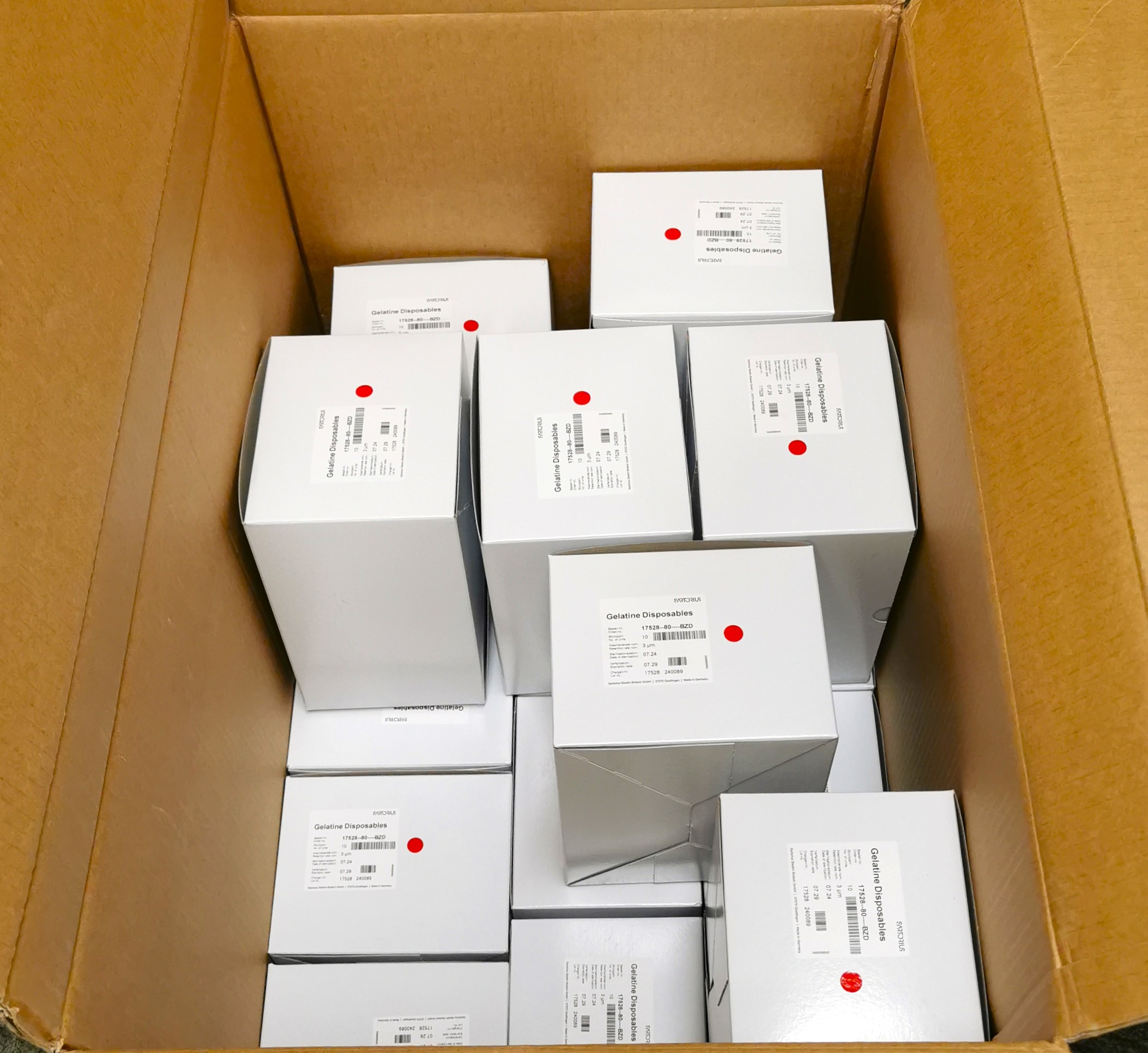 New Open Box Sartorius 17528-80-BZD Disposable 3µm Membrane Filters (10 Pk)