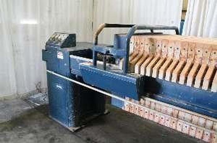 Used 25 CU. FT. PACIFIC FILTER PRESS – AUTOMATIC – C.G.R. – PLATE SHIFTER (#9228)