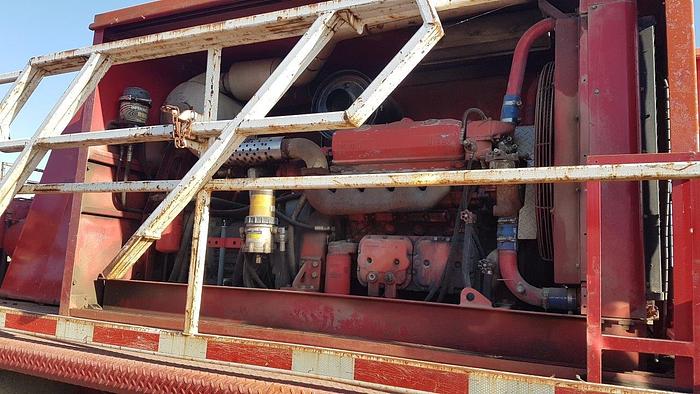 Used 1987 Pacific 4 Axle Carrier Style Oilfield Pump / Kill Truck