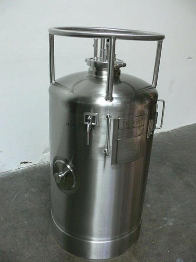 Used Lot of 4 Precision 200 Liter 316 Stainless Steel  Pressure Vessel 100 PSI @ 302F