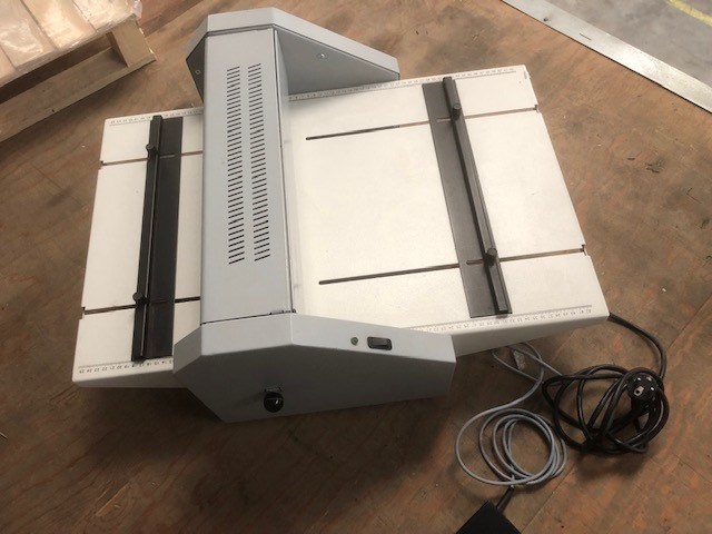 Used Binderhaus R 450E electric creasing creasing and perforating