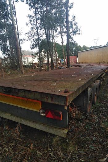 Usado 1989 BPW Tri-axle trailer on springs