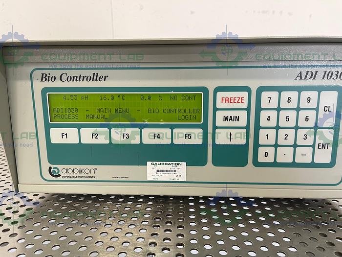 Used Applikon  ADI 1030 Bio Controller w/ pH, dO2(pol) Temperature Cables