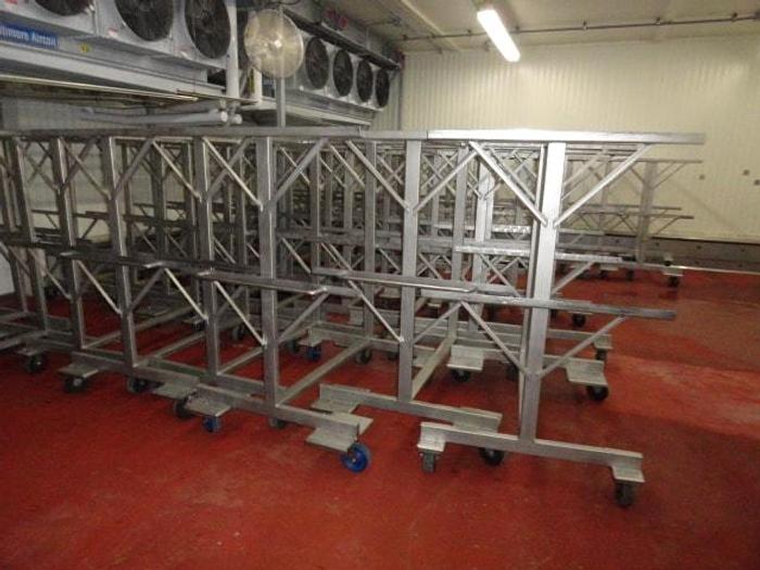 Used Stainless Steel Nesting Racks, 2 tier