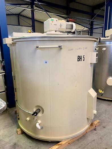 Used br. Agitator tank LEHMANN type ERBE with approx. 4,000 kg capacity year of manufacture 1991