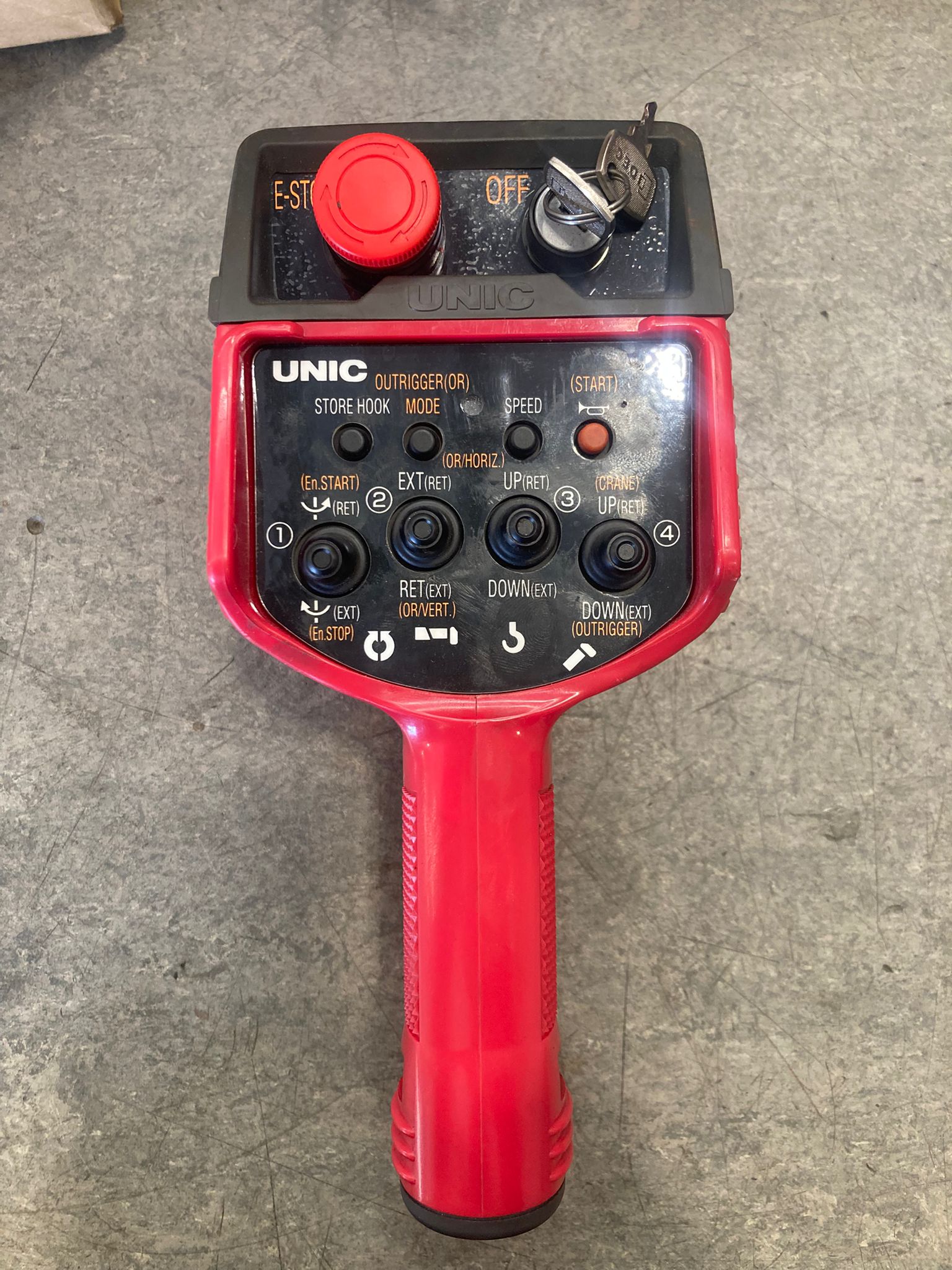 Used 2018 UNIC URW-547 CDMER Mini Spider Crane