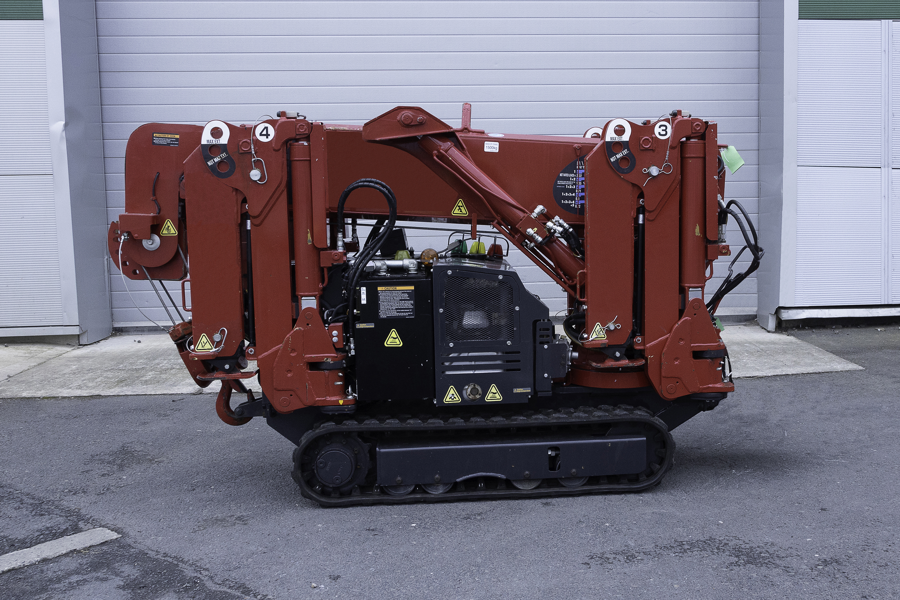 Used 2017 UNIC URW-245 CER Mini Spider Crane