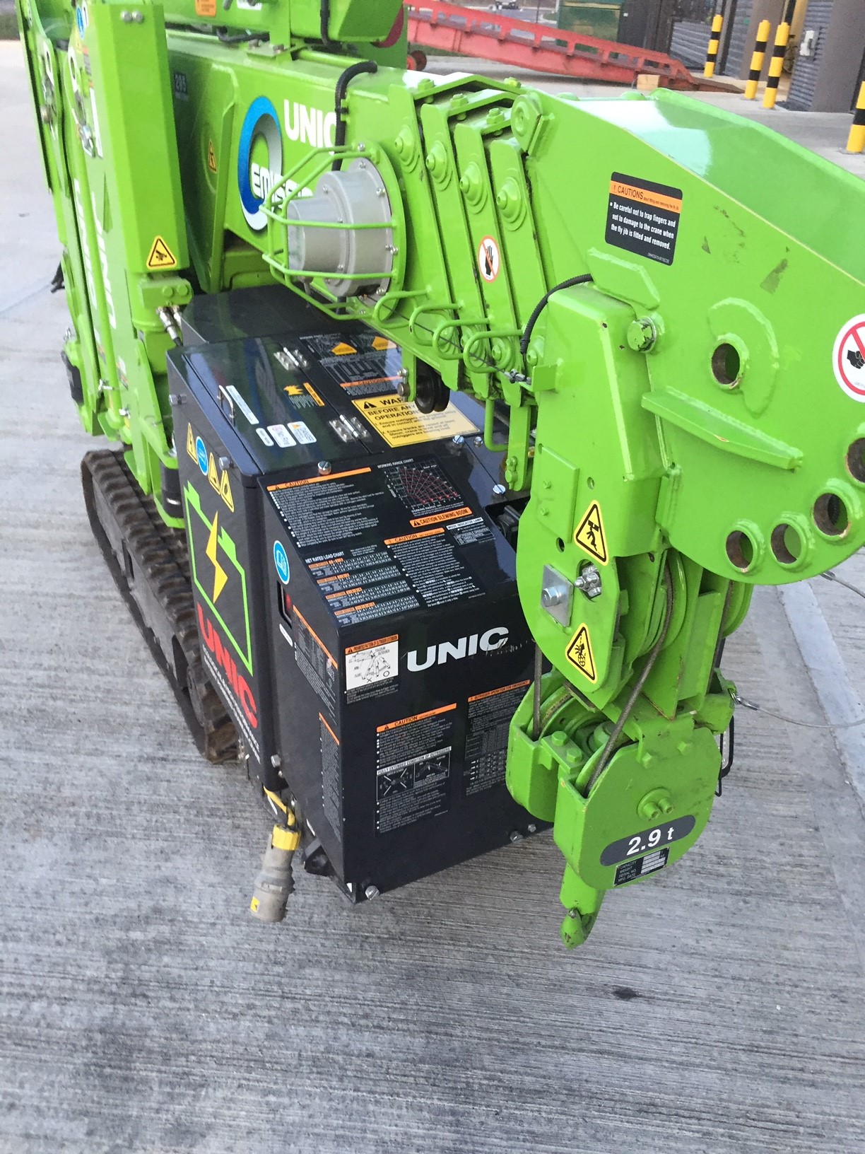 Used Sold - 10/22 - 2018 UNIC URW-295-CBE Mini Spider Crane