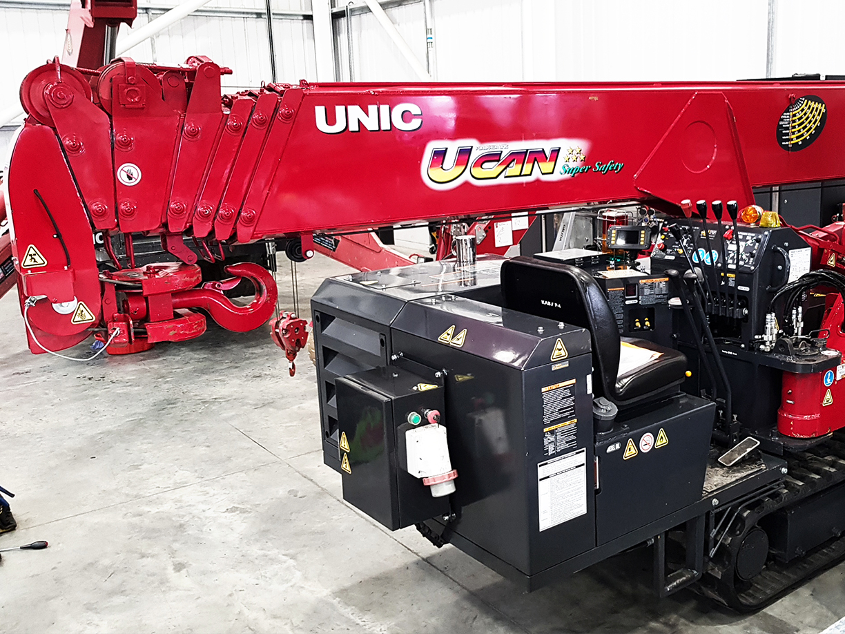 Used Sold - 01/19 - 2018 UNIC URW-547 CDMER Mini Spider Crane
