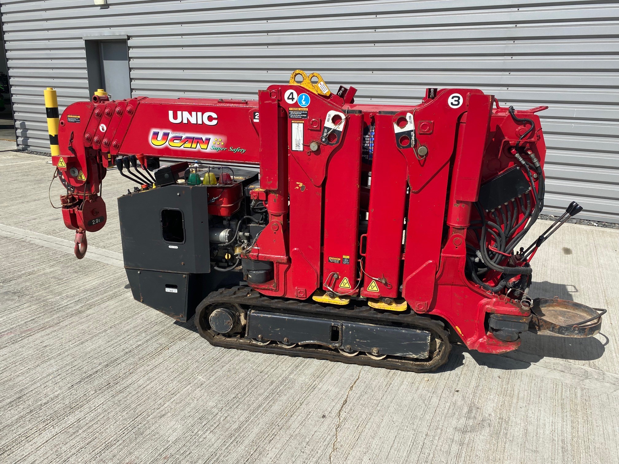 Used 2012 UNIC URW-295 CER Mini Spider Crane