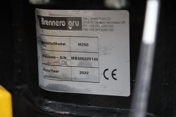 Used 2022 BG Lift M 250 Articulated Crawler Crane