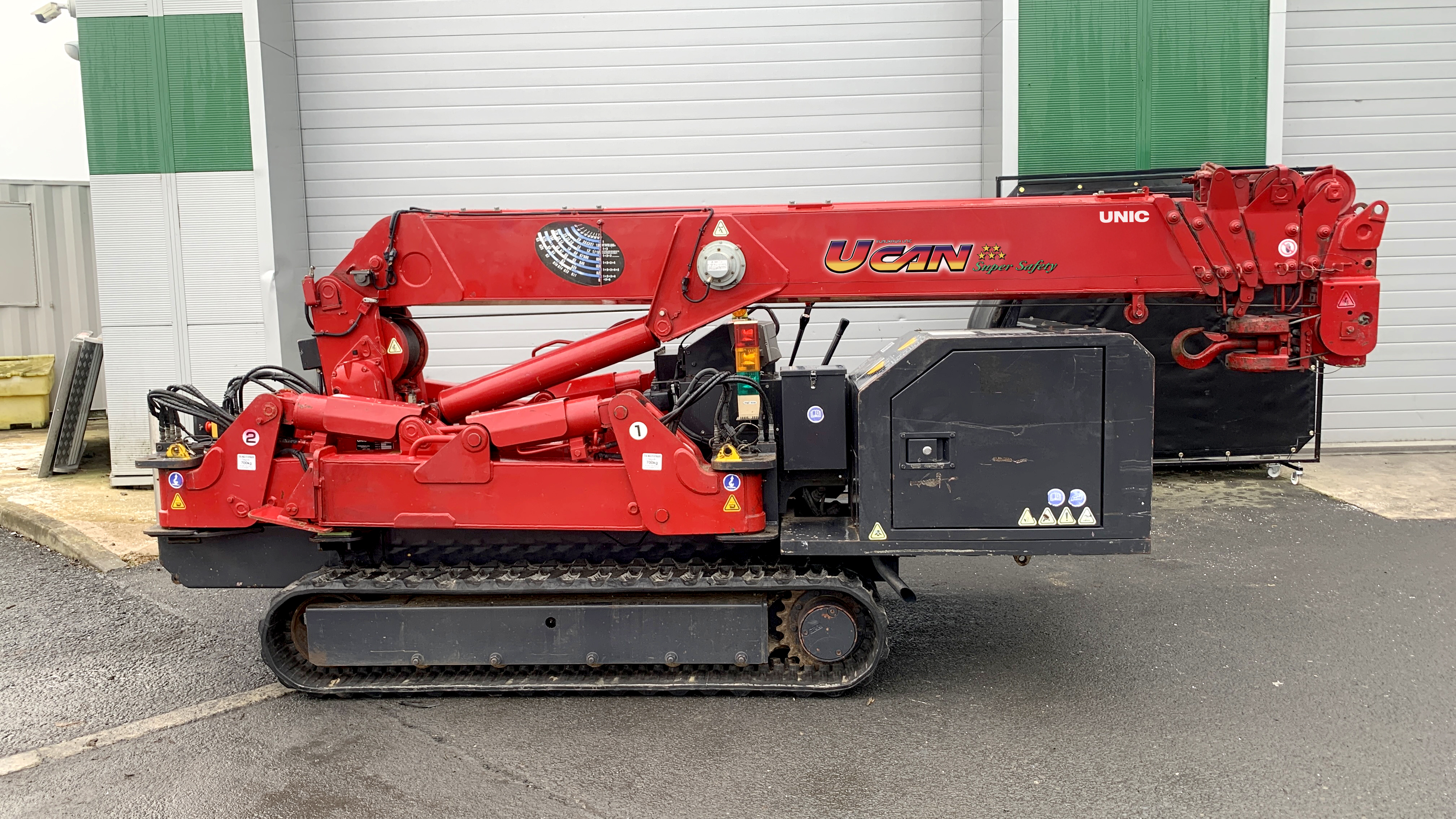 Used 2009 UNIC URW-376 CDER Mini Spider Crane