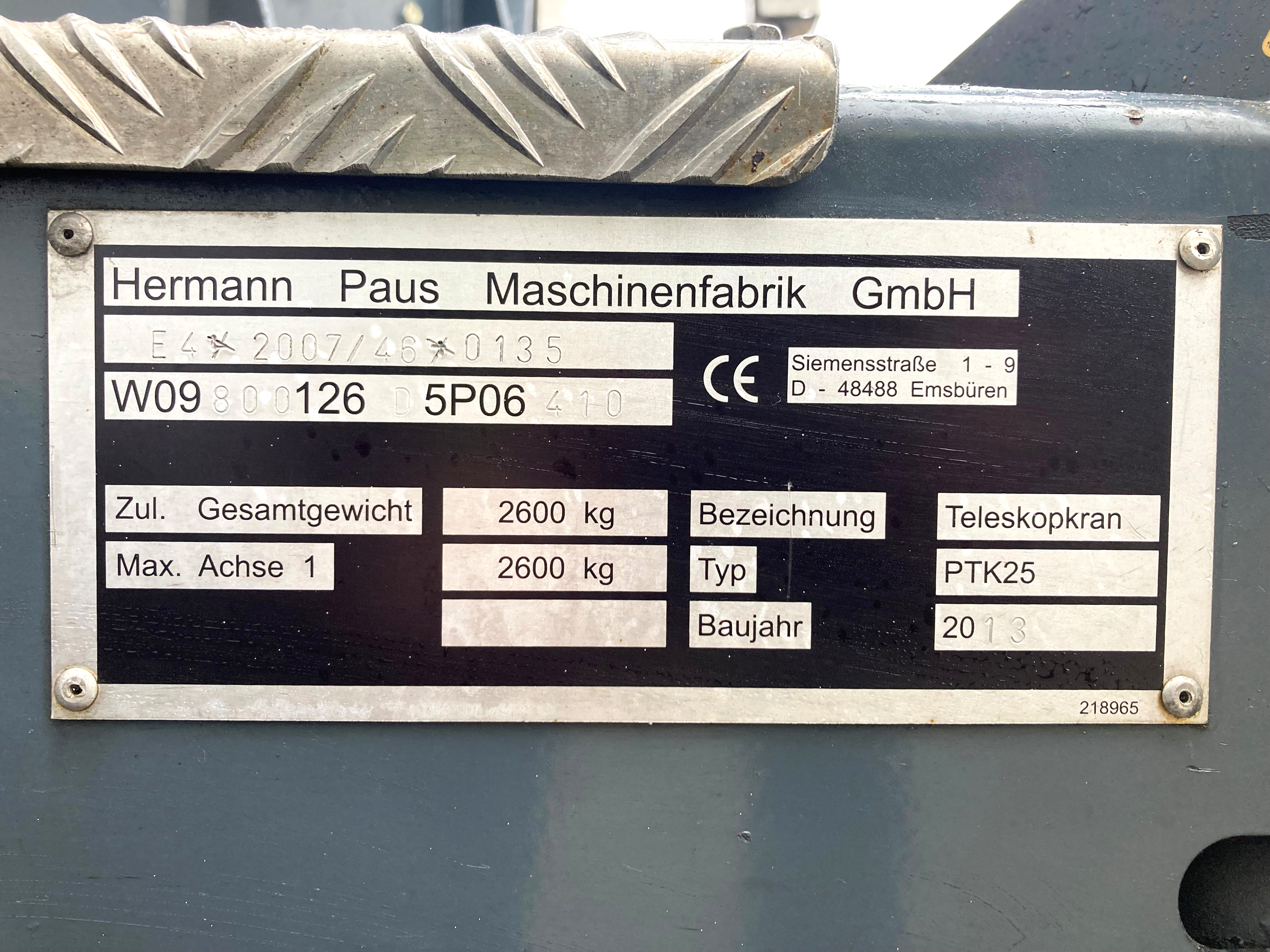Used 2013 Starworker 1000