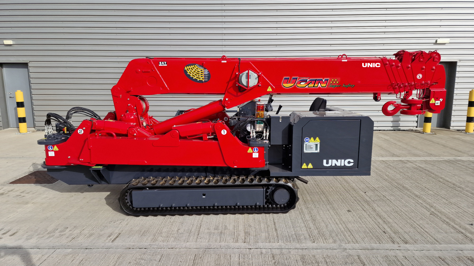 Used 2022 UNIC URW-547 CDMER Mini Spider Crane