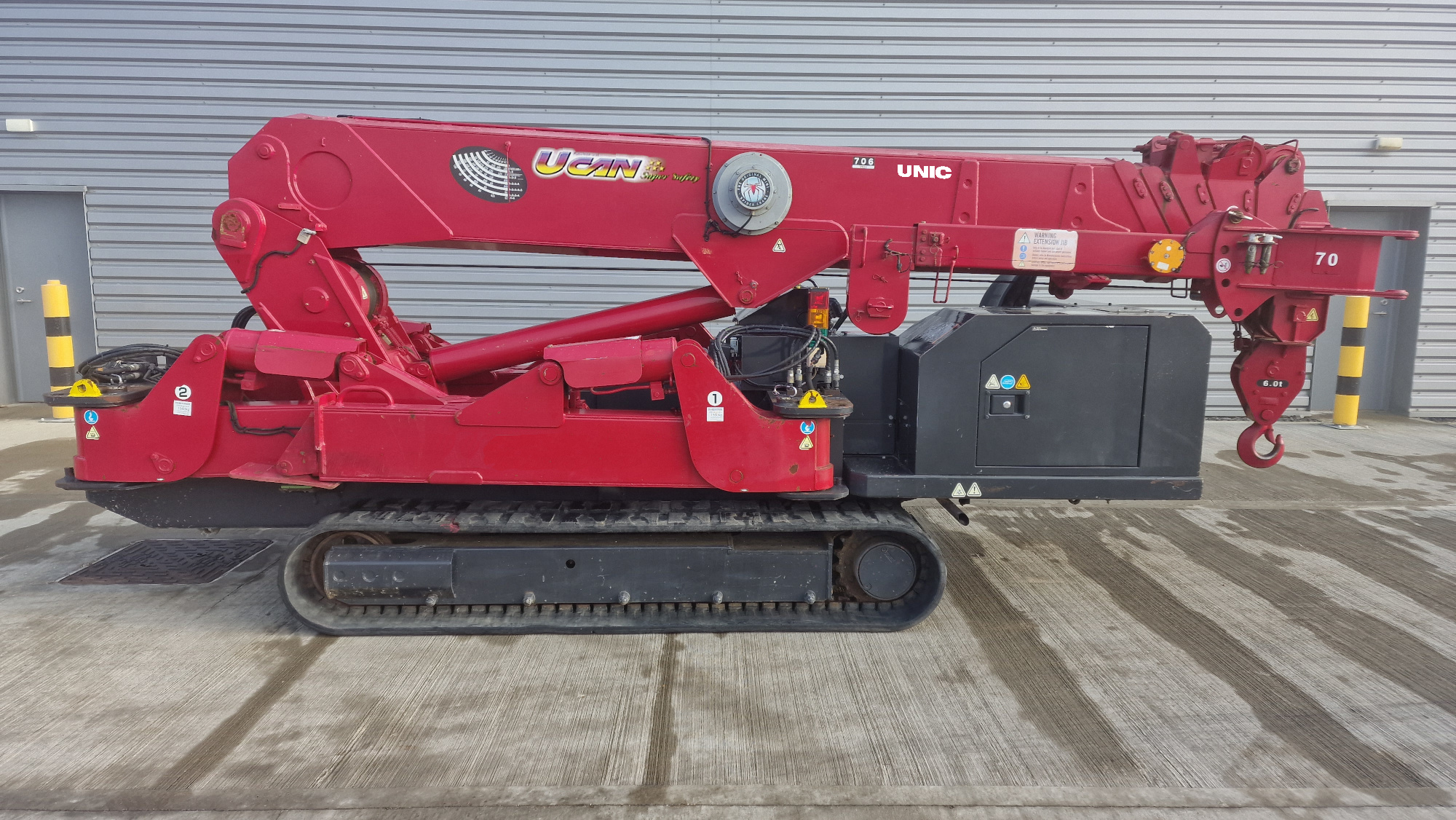 Used Sold - 01/23 - 2010 UNIC URW-706 CDMER Mini Spider Crane