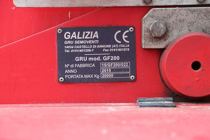 Used GF200E Galizia Pick & Carry Crane