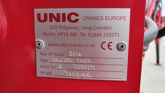 Used Sold - 03/21 - 2014 UNIC URW-295 CMER Mini Spider Crane