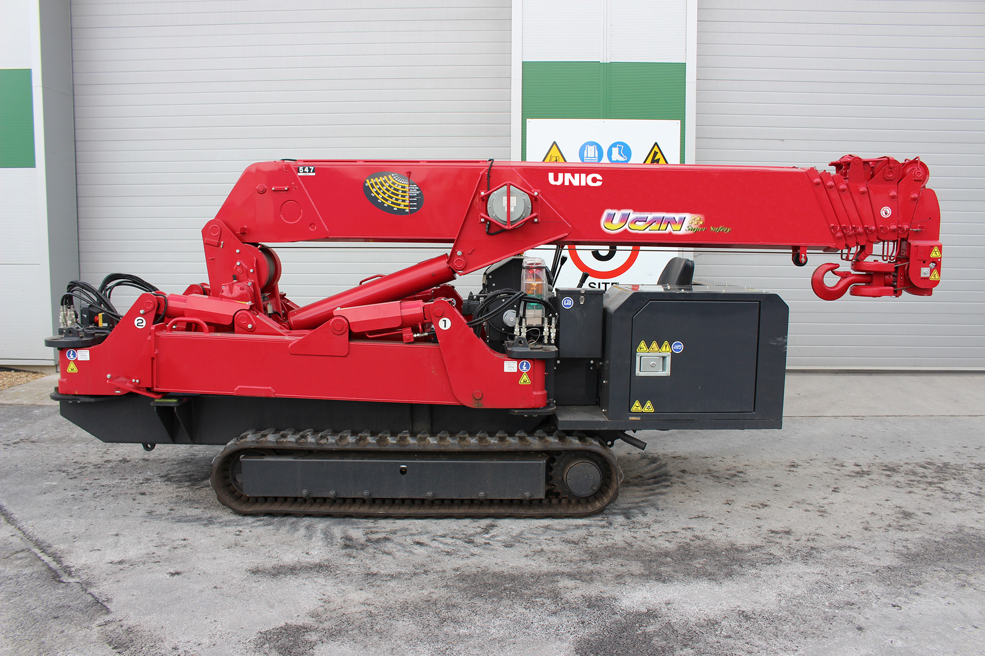 Used Sold - 04/21 - 2020 UNIC URW-547 CDMER Mini Spider Crane