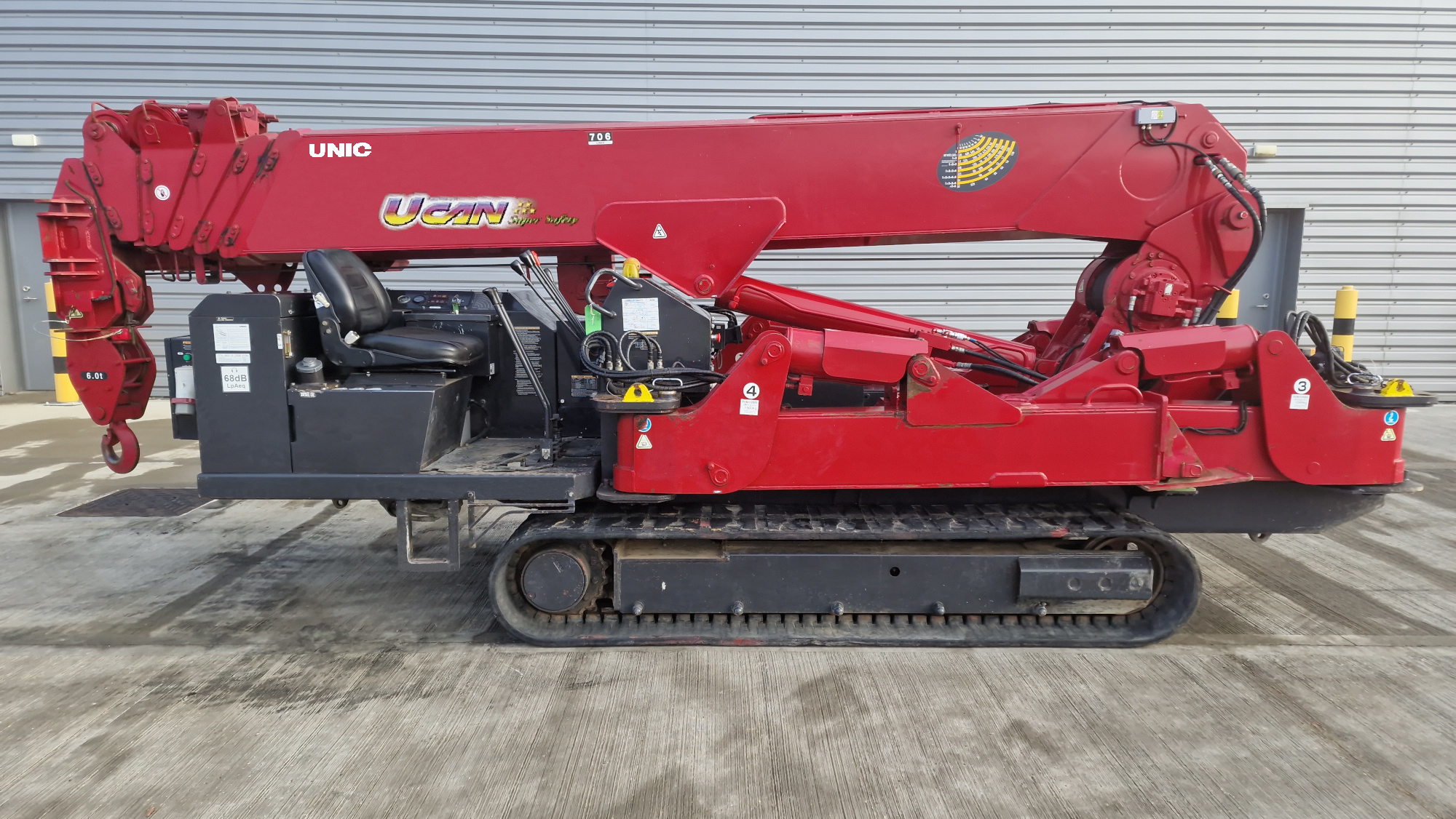 Used Sold - 01/23 - 2010 UNIC URW-706 CDMER Mini Spider Crane