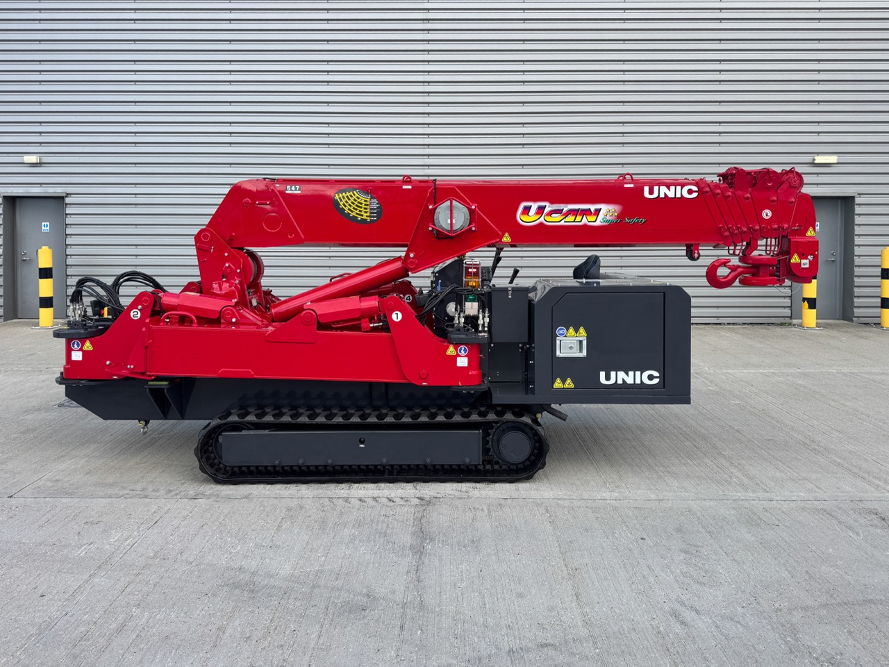 Used 2018 UNIC URW-547 CDMER Mini Spider Crane