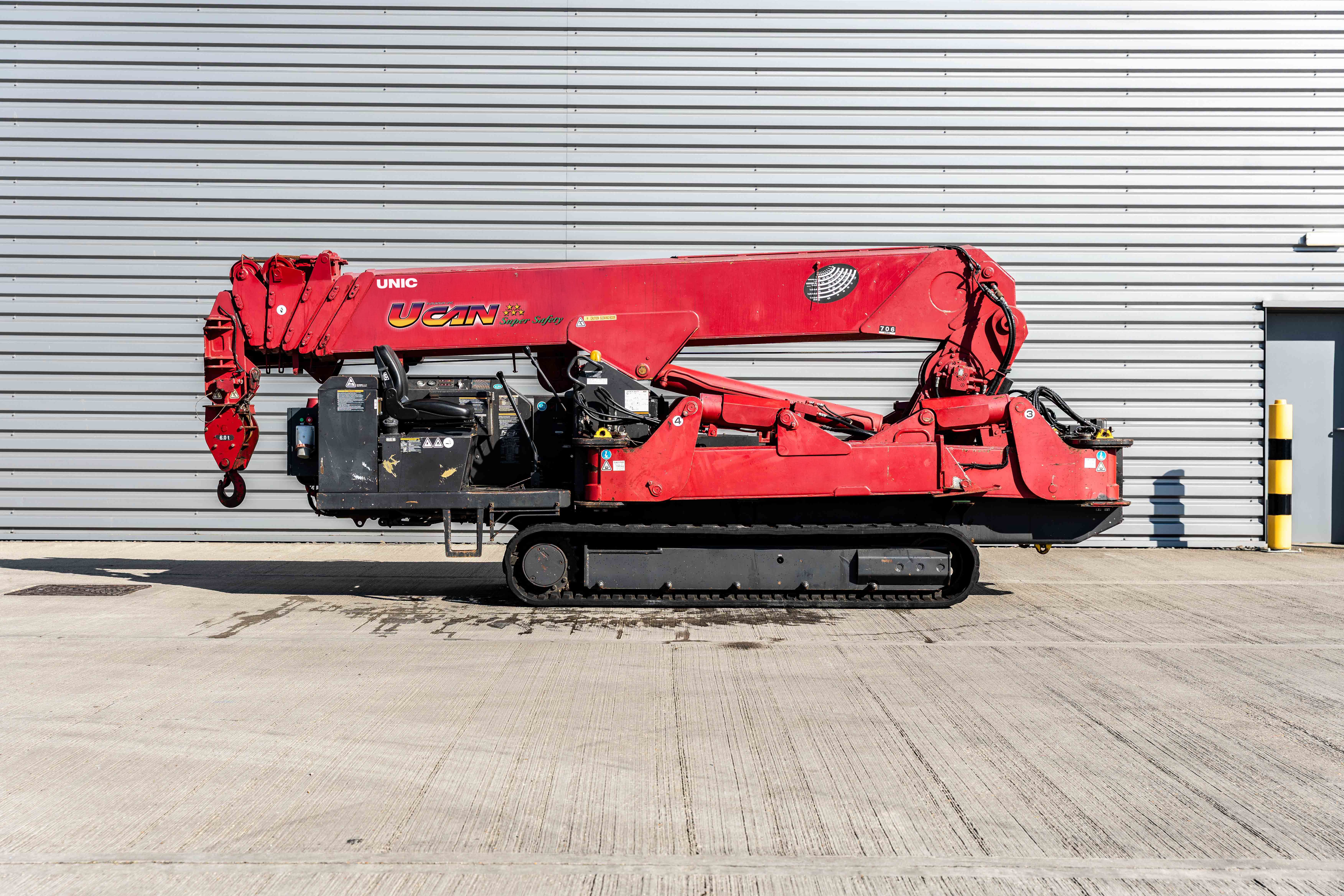 Used 2012 UNIC URW-706 CDMER Mini Spider Crane