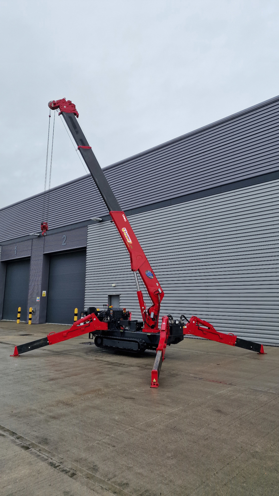 Used 2017 UNIC URW506 CDMER Mini Spider Crane for Sale at Used Mini Cranes