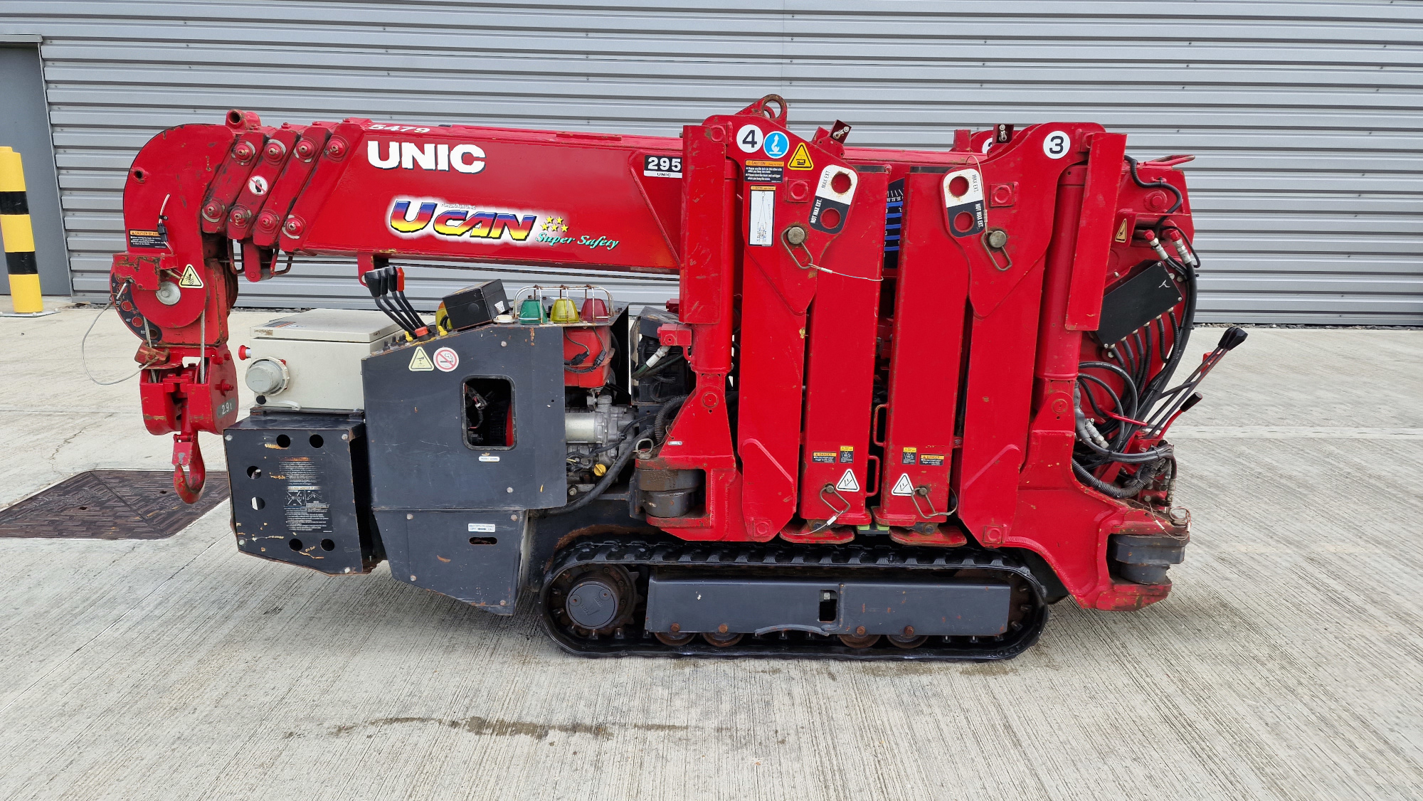 Used Sold - 10/22 - 2016 UNIC URW-295 CMER Mini Spider Crane