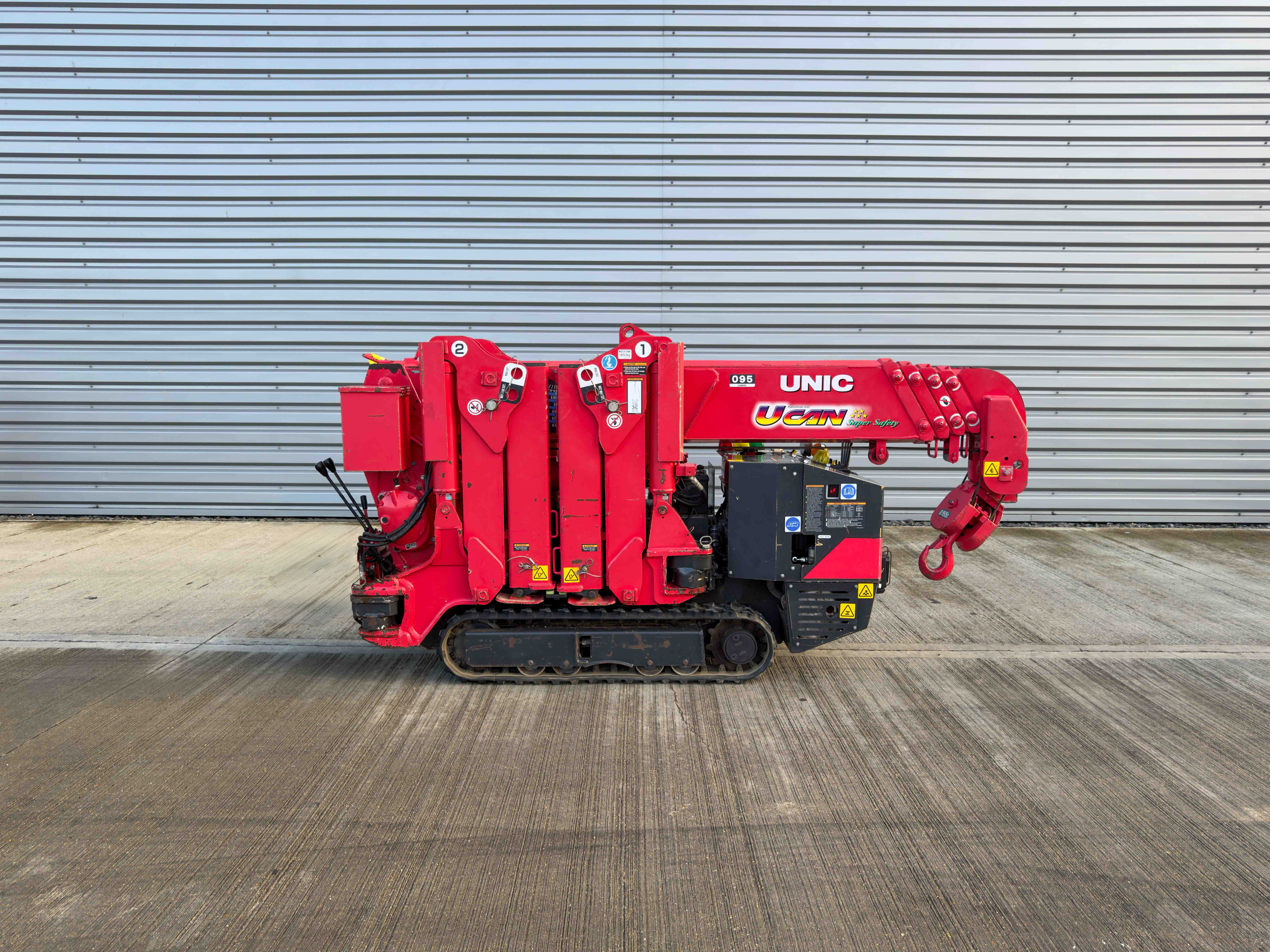 Used 2007 UNIC URW-095 CER Mini Spider Crane
