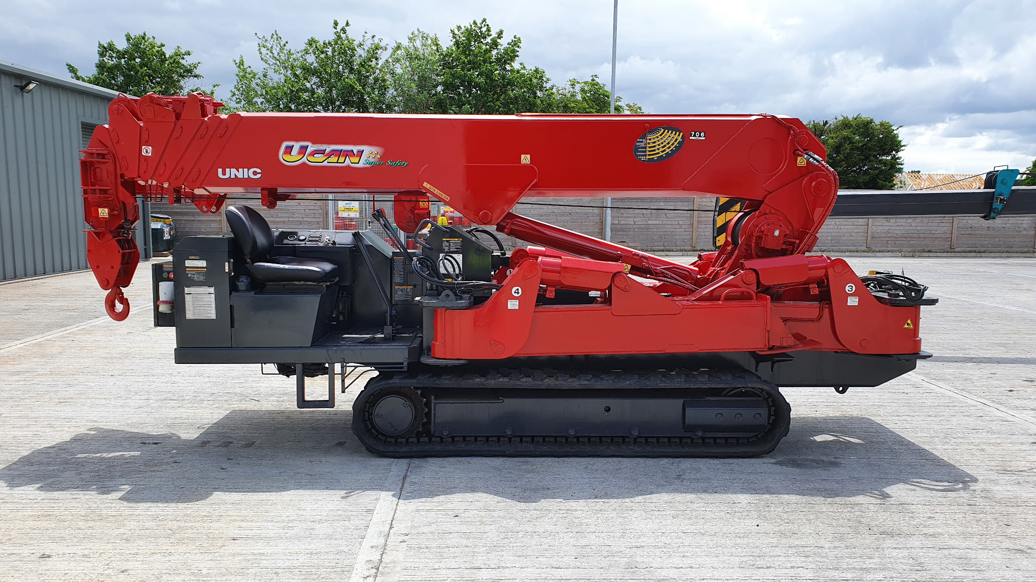 Used Sold - 01/23 - 2007 UNIC URW-706 CDMER Mini Spider Crane