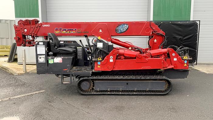 Used 2009 UNIC URW-376 CDER Mini Spider Crane