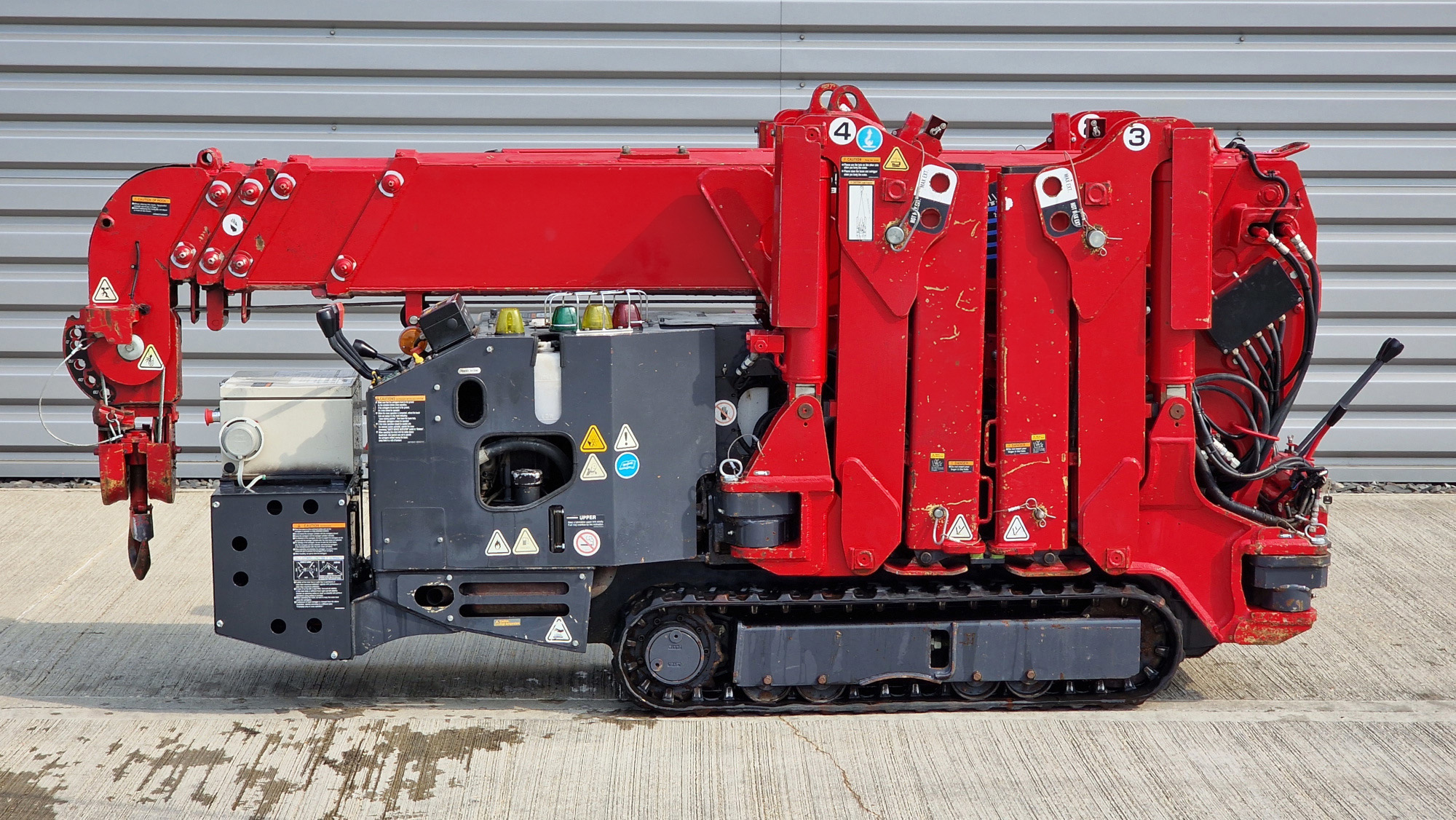 Used 2017 UNIC URW-295 CDMER Mini Spider Crane