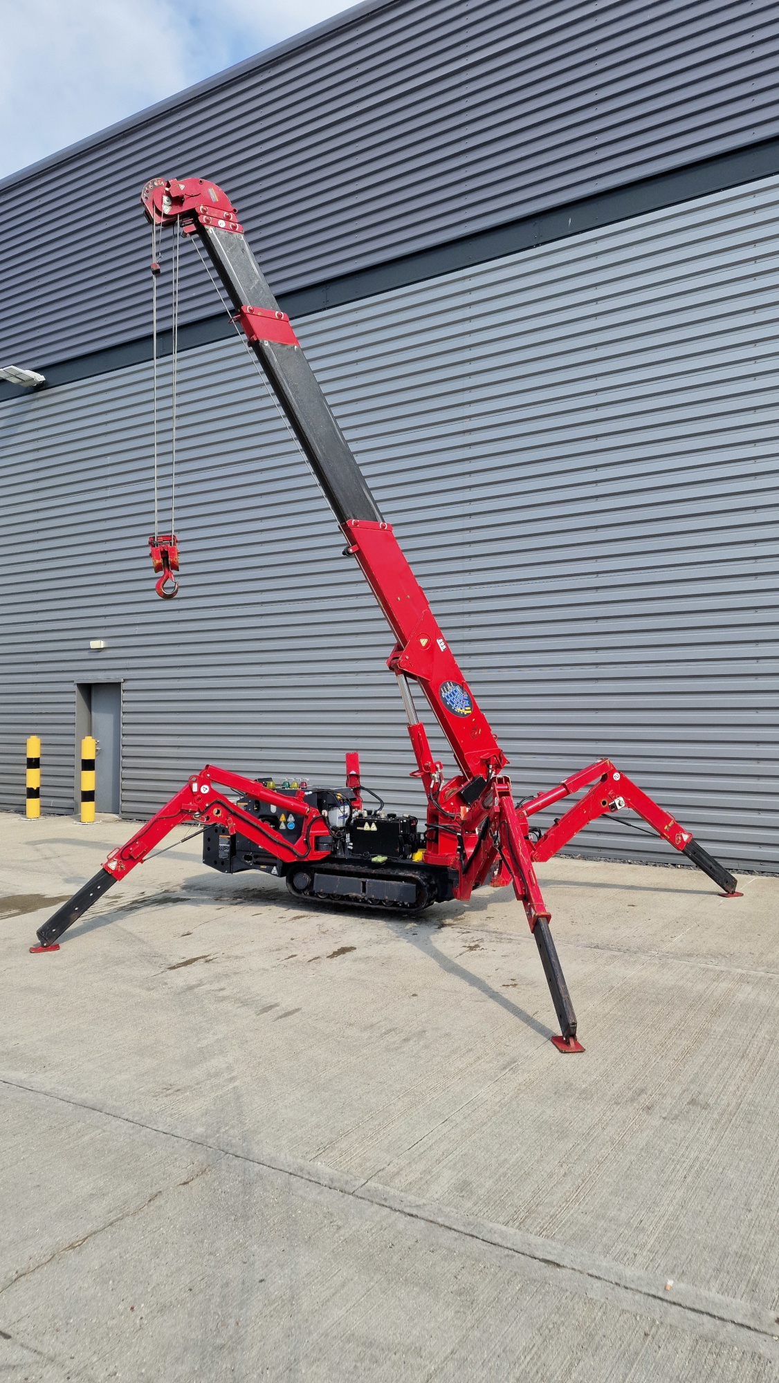 Used 2017 UNIC URW-295 CDMER Mini Spider Crane