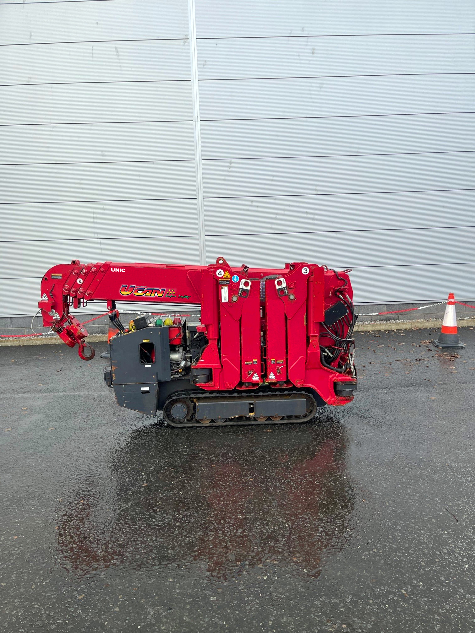 Used 2016 UNIC URW-295 CER Mini Spider Crane