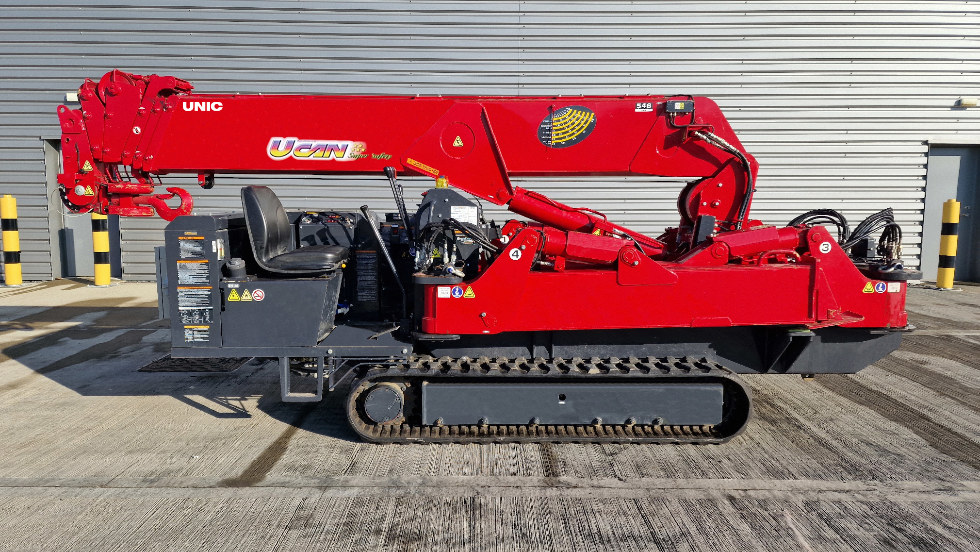 Used Sold - 02/23 - 2021 UNIC URW-546 CDMER Mini Spider Crane