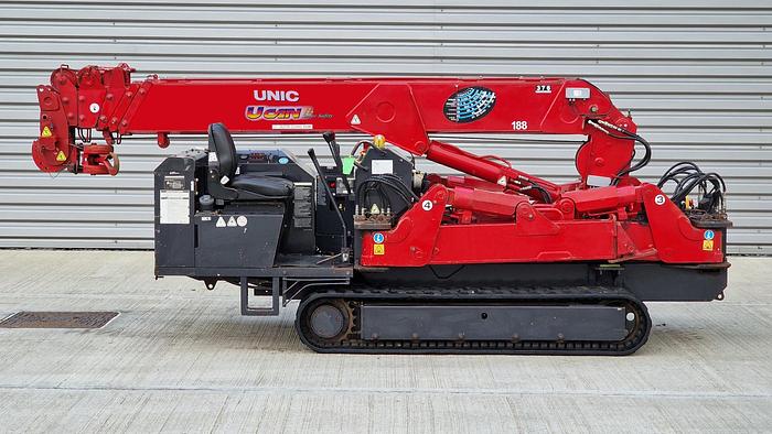 Used UNIC URW-376 CDER Mini Spider Crane