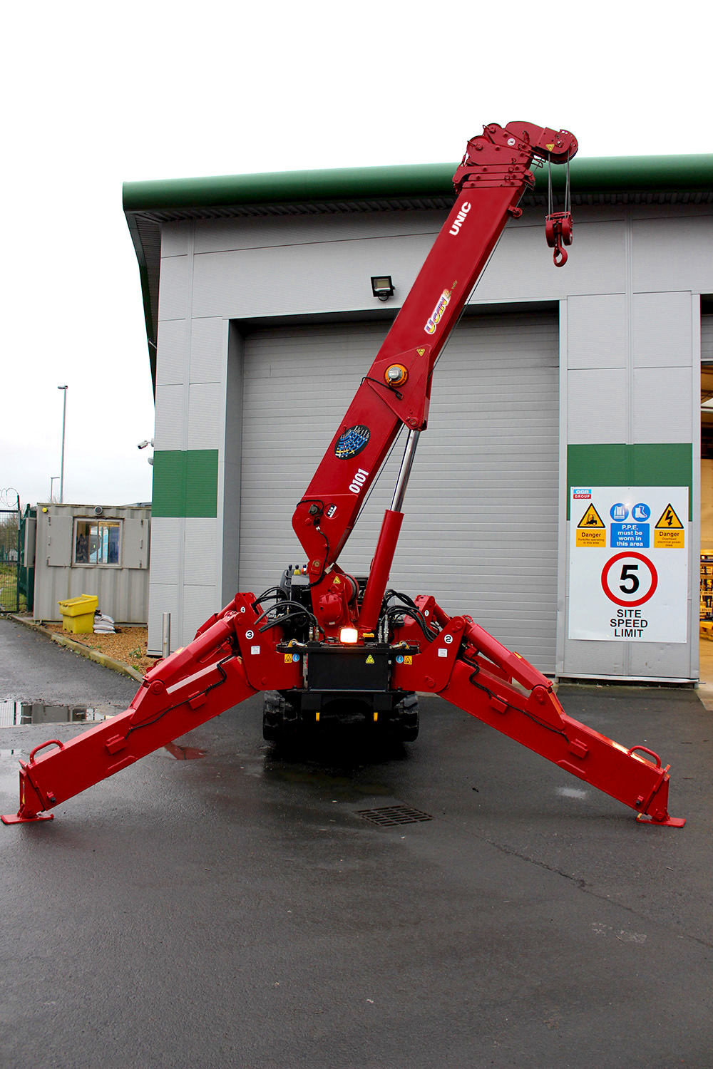 Used Sold - 09/20 - 2008 UNIC URW-506 CDMER Mini Spider Crane